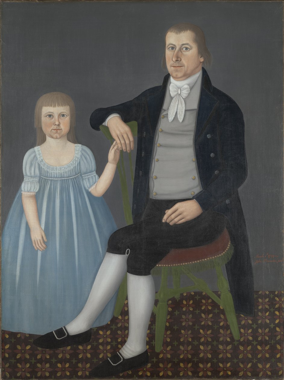 Comfort Starr Mygatt a Lucy Mygatt, 1799 od John Brewster