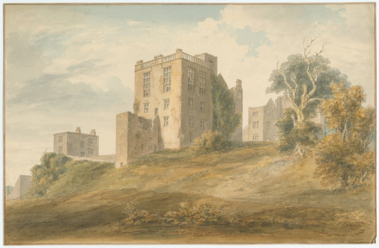 Derbyshire - Hardwick Hall [Starý] - Zůstatky od John Buckler