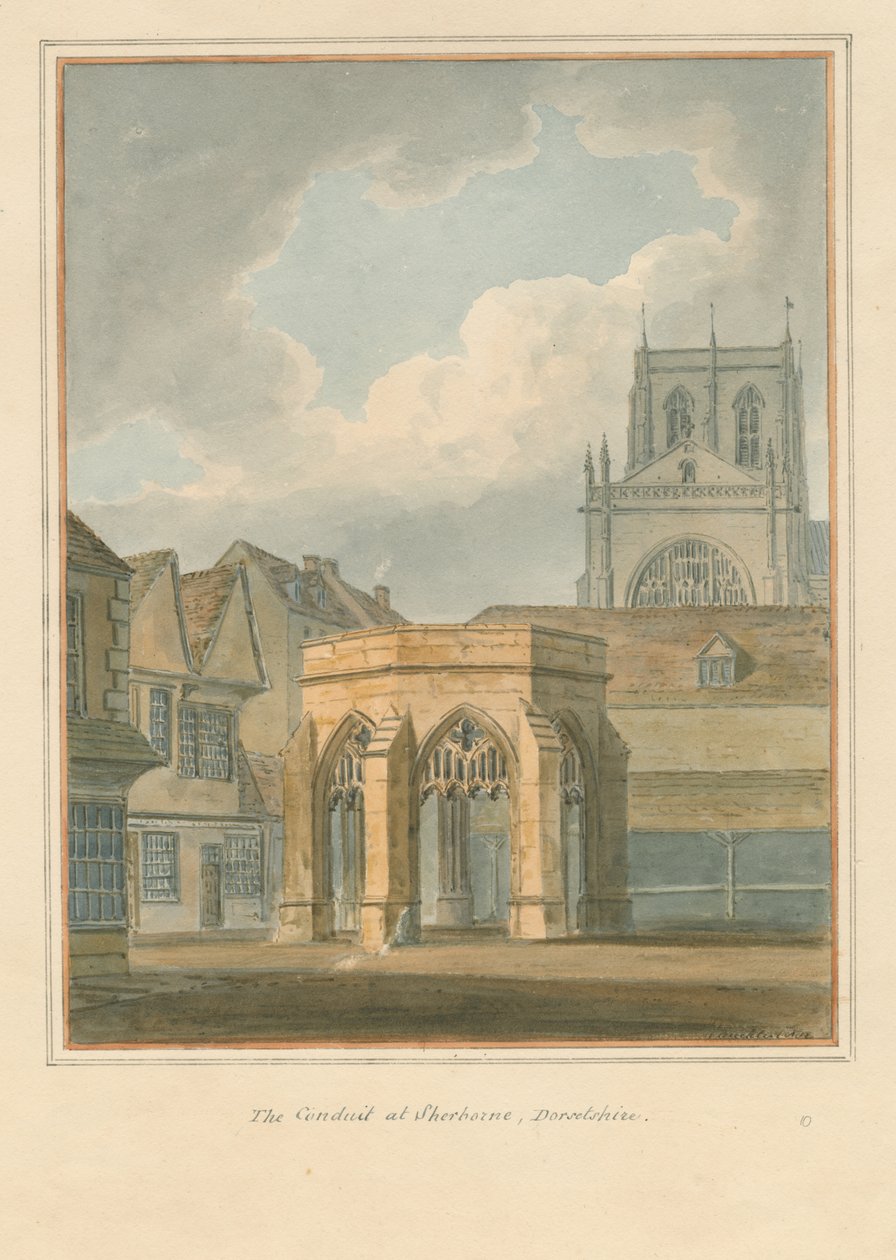 Dorset - Sherbourne - The Conduit od John Buckler
