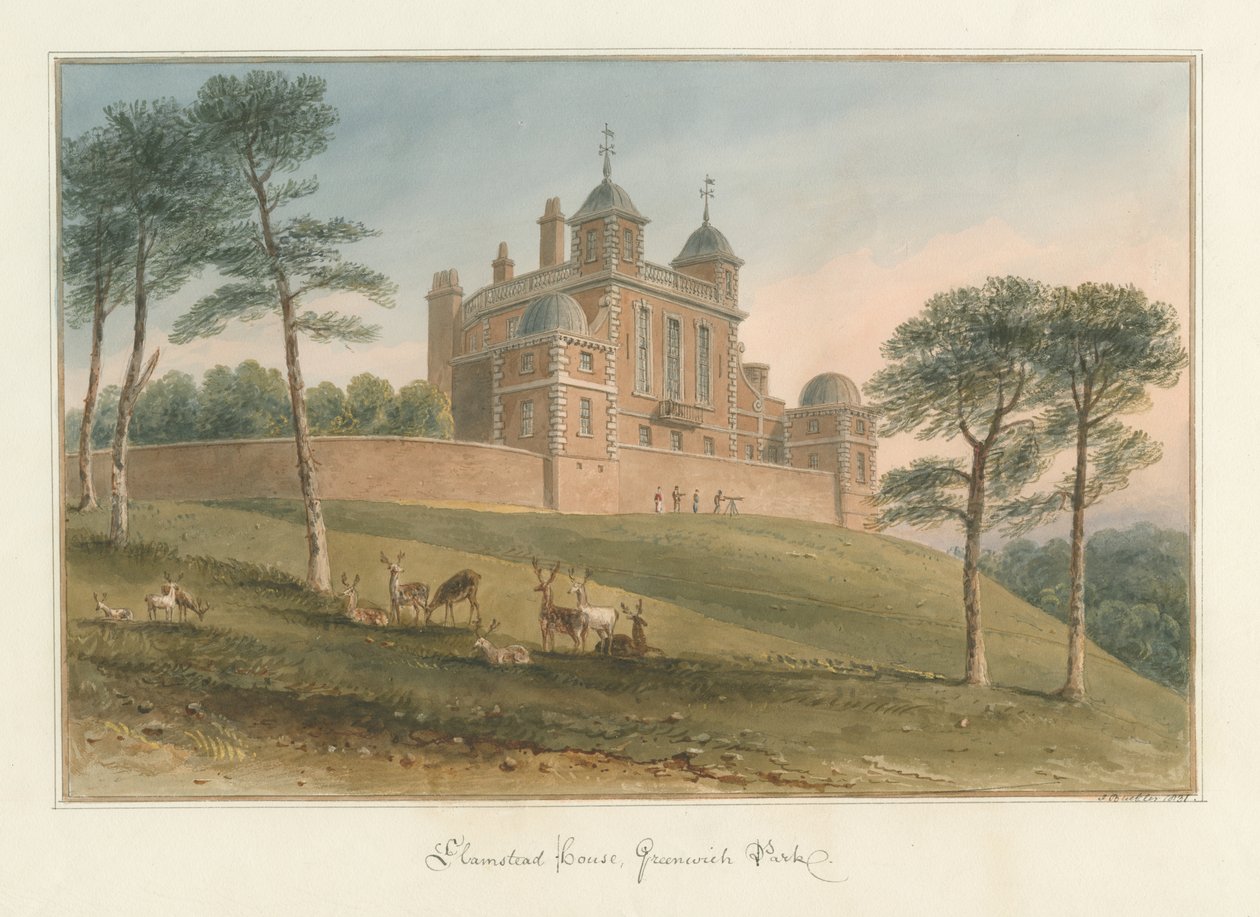 Kent - Greenwich Park - Hamstead House od John Buckler