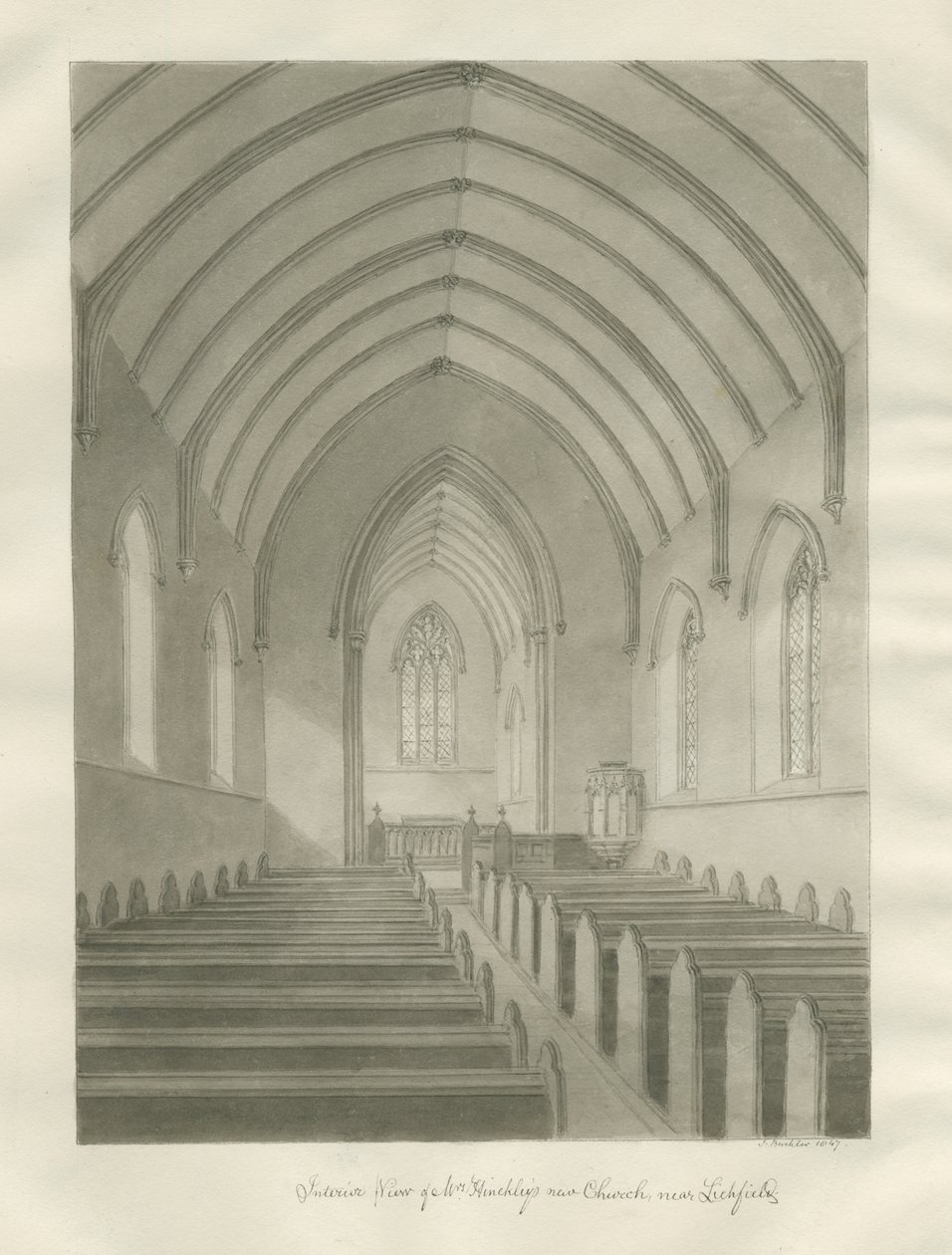 Lichfield - Interiér Christ Church [New Church