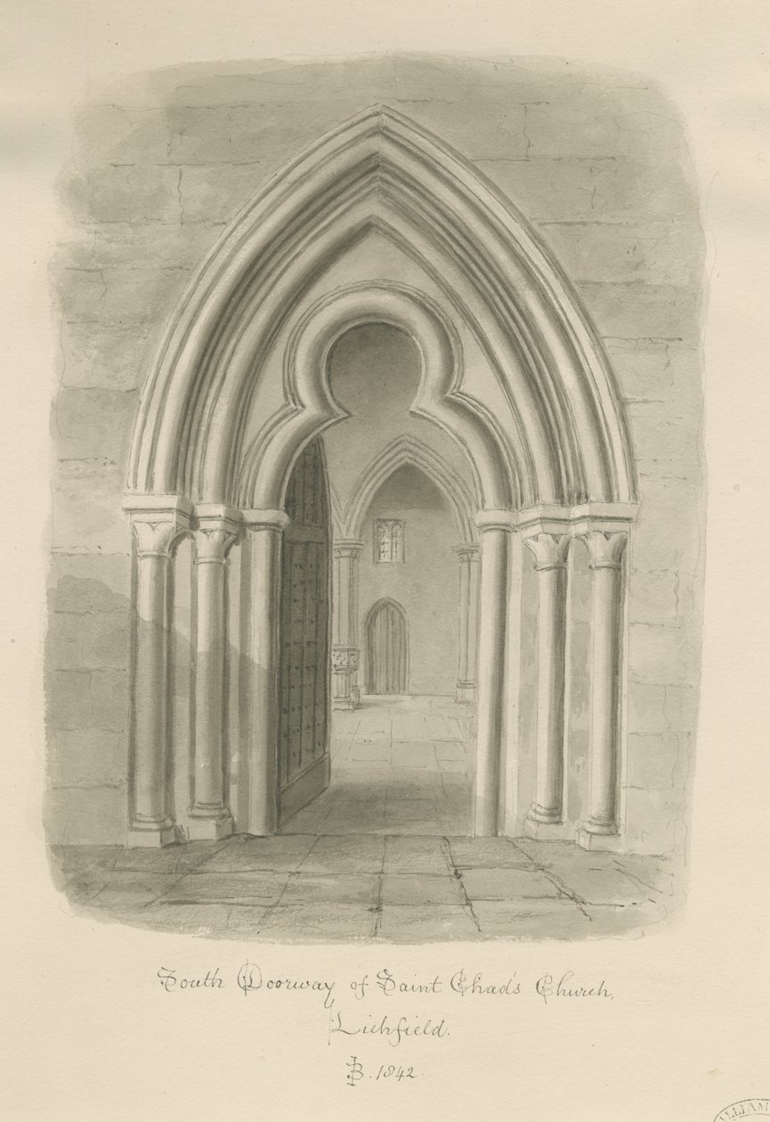 Lichfield - Jižní brána kostela St. Chad