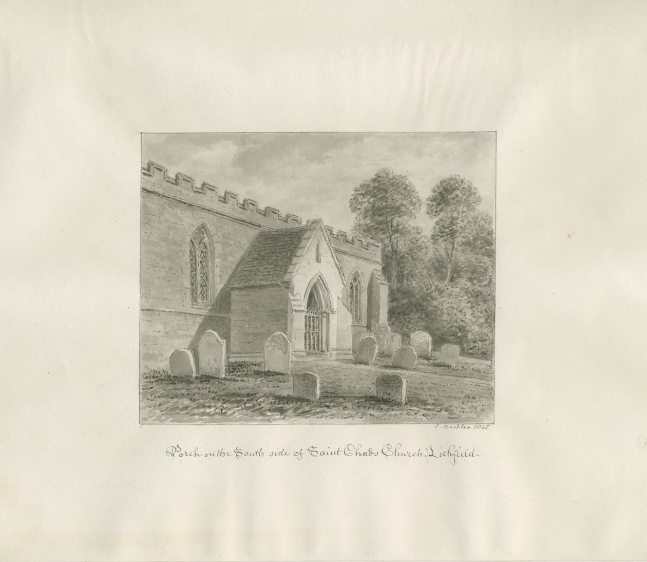 Lichfield - South Portch of St. Chad