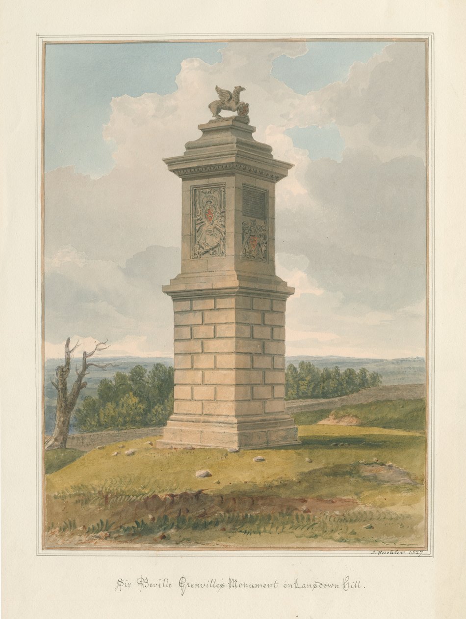 Somerset – Lansdowne Hill – Památník Sira Bevilla Grenvilla, 1827 od John Buckler