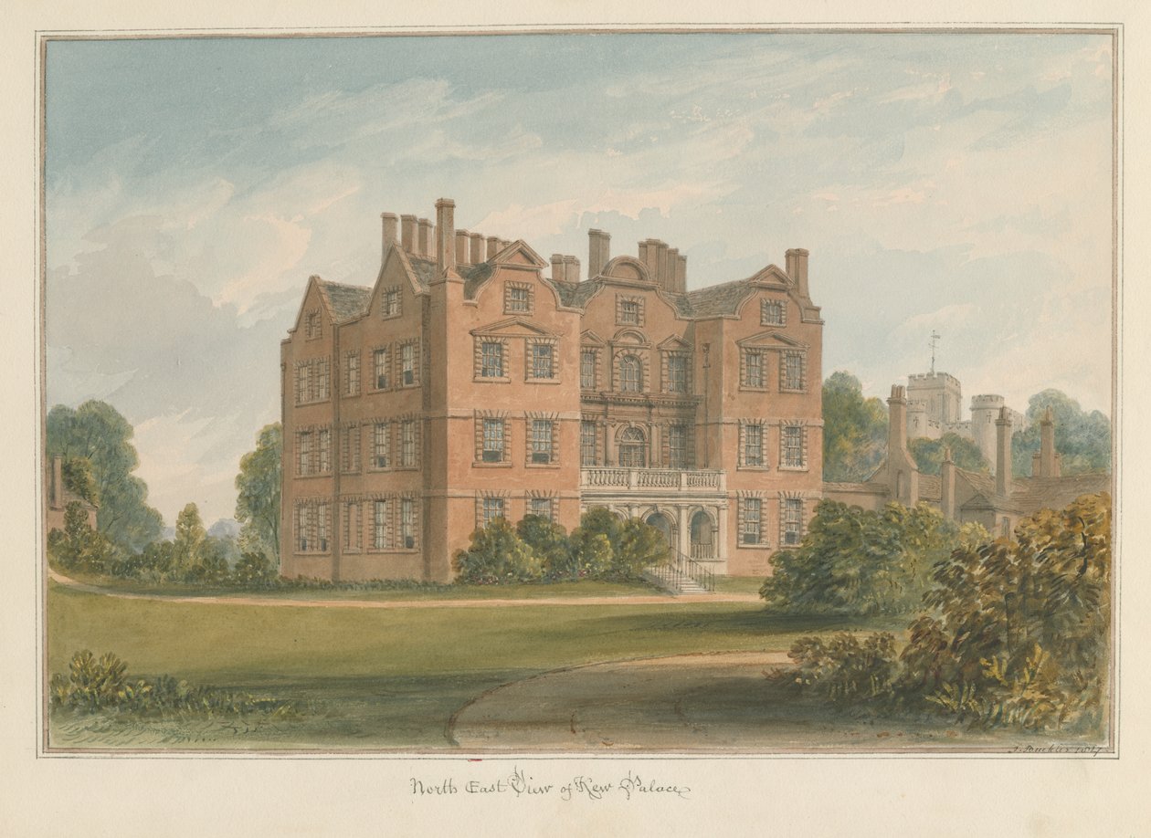 Surrey – palác Kew od John Buckler