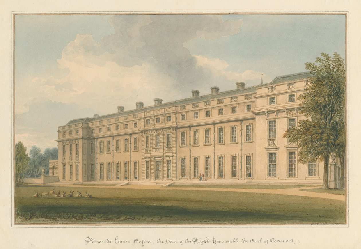 Sussex - Petworth House od John Buckler