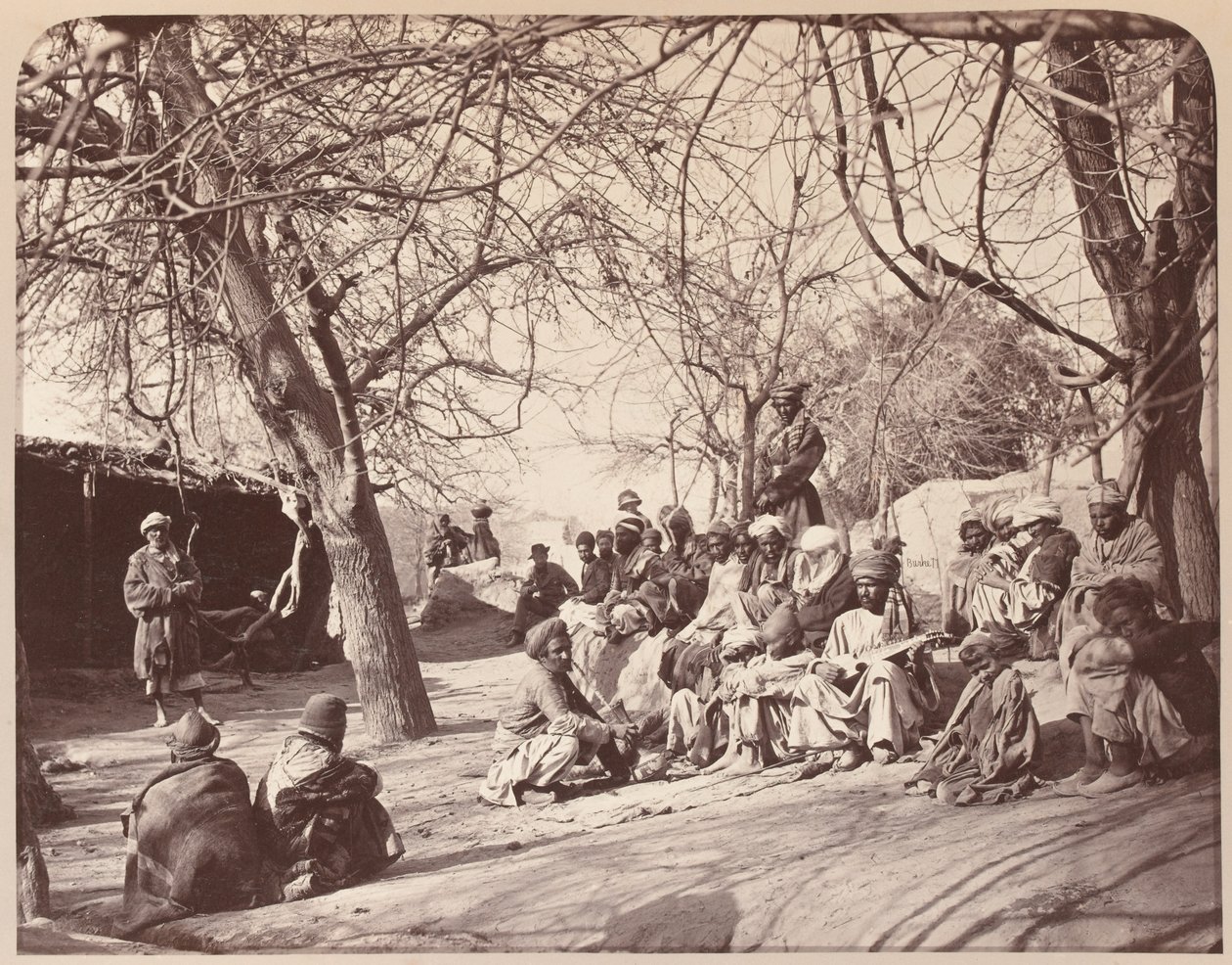 Pouliční scéna ve městě Jalalabad, 1878 od John Burke