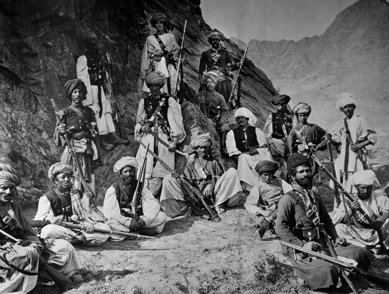 Khyberští náčelníci a cháni, 1878-79 od John Burke