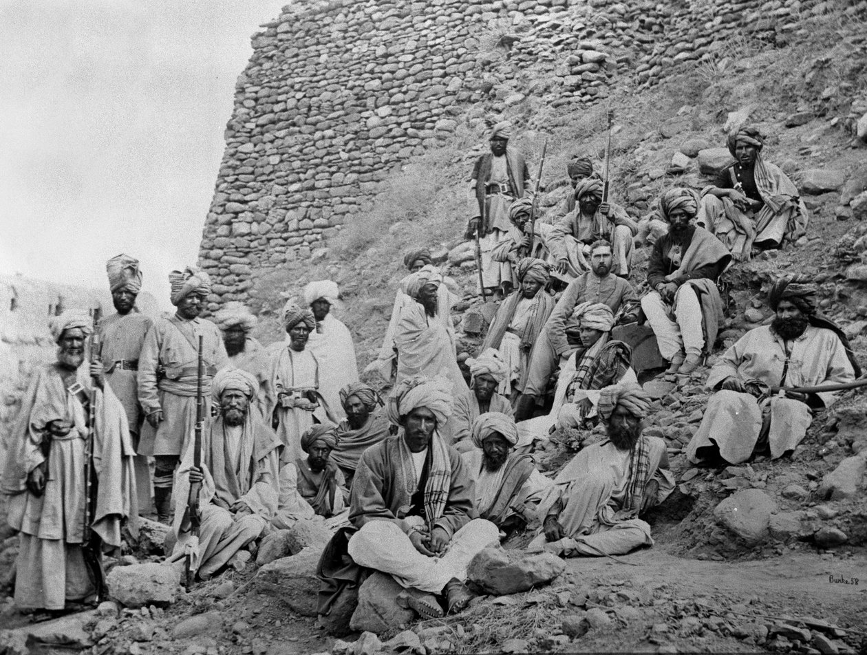 Khyberští náčelníci a cháni, 1878-79 od John Burke