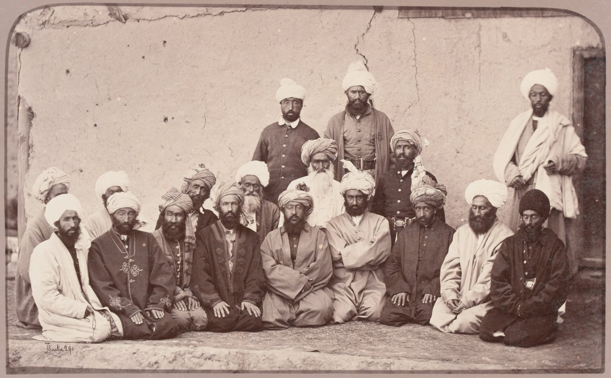 Sirdar Habeeboolah [sic] Gilzai a další Khans, 1879 od John Burke