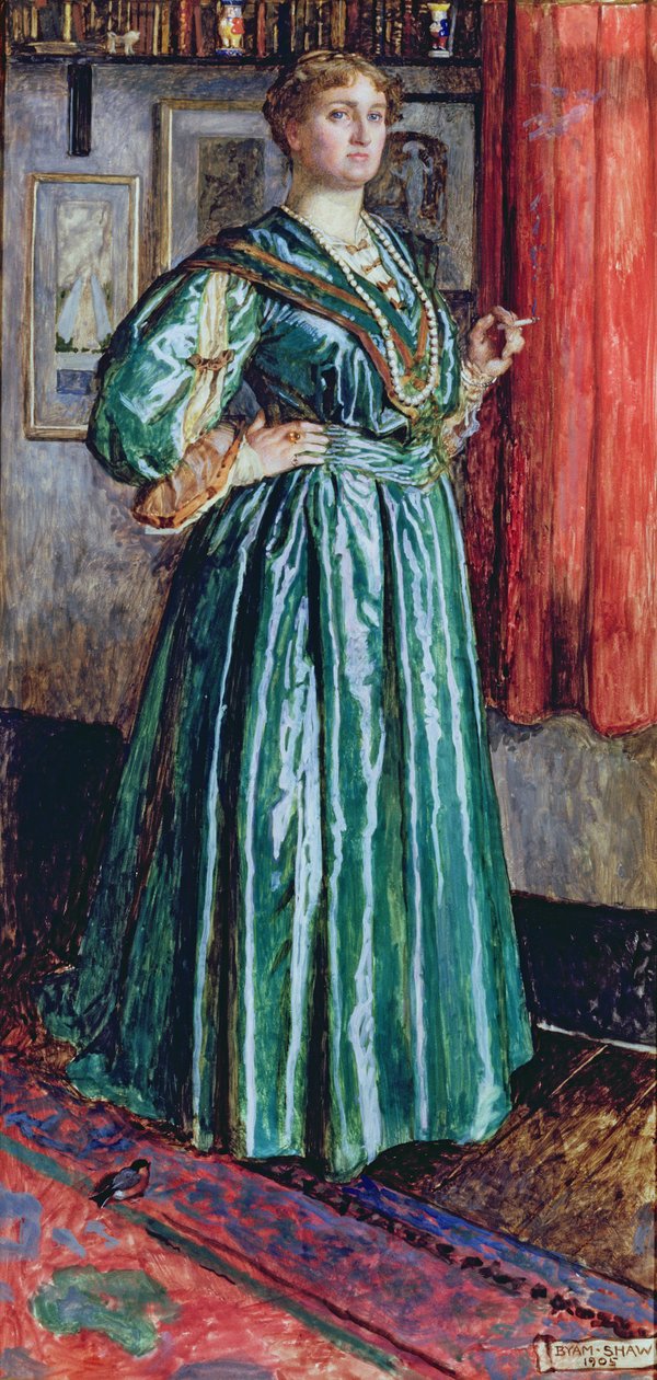 Madame v nevěstinci, 1905 od John Byam Liston Shaw