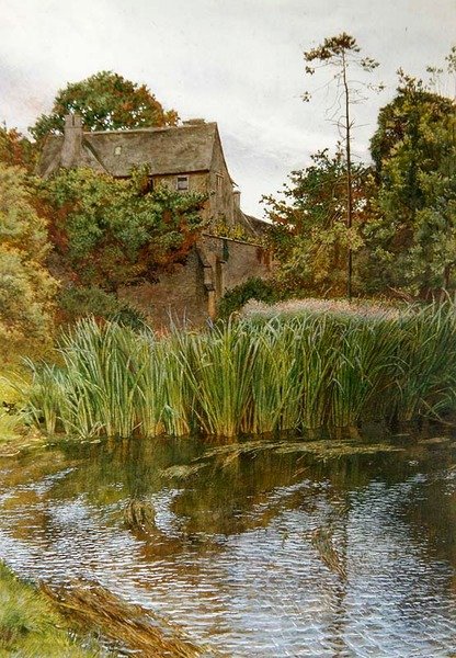 Podzimní zahrada od John Byam Liston Shaw