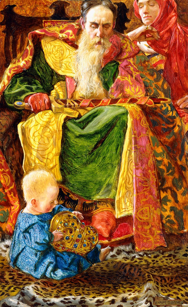 A kdo ví, bude-li moudrý nebo blázen, 1901 od John Byam Liston Shaw