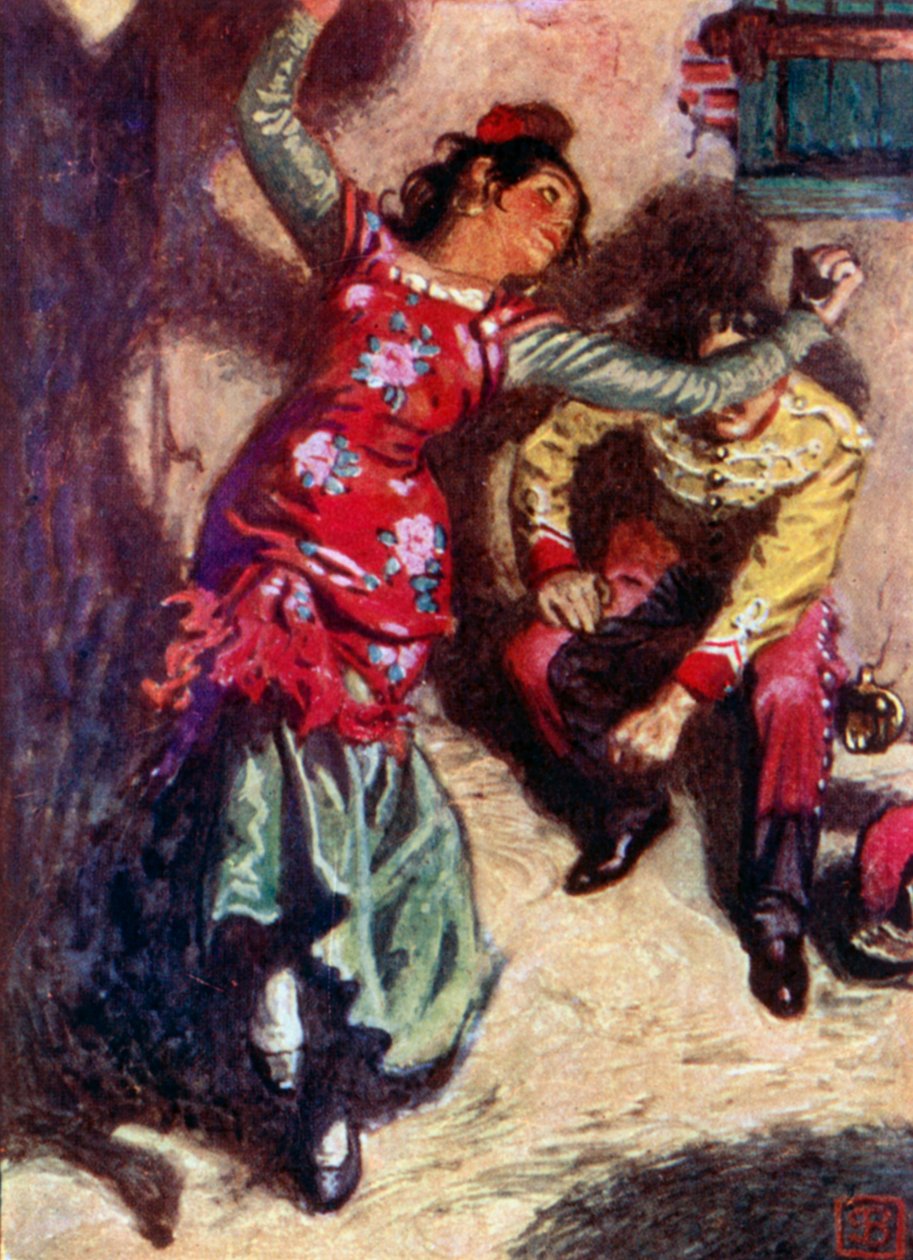 George Bizet, Carmen (barevná litografie) od John Byam Liston Shaw