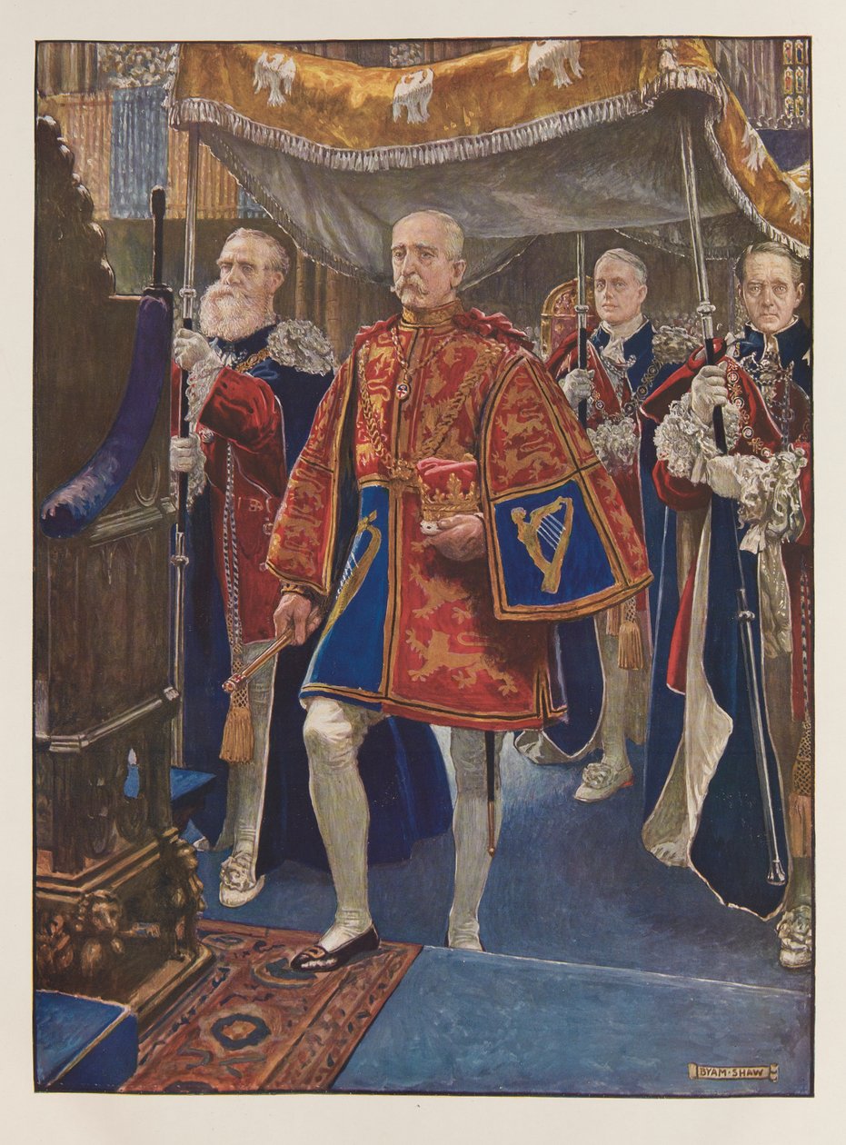 Korunovace krále Edwarda VII od John Byam Liston Shaw