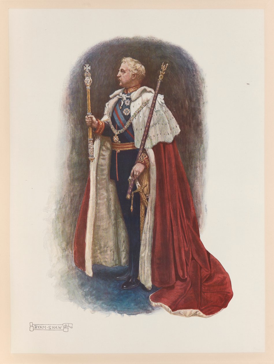 Korunovace krále Edwarda VII od John Byam Liston Shaw