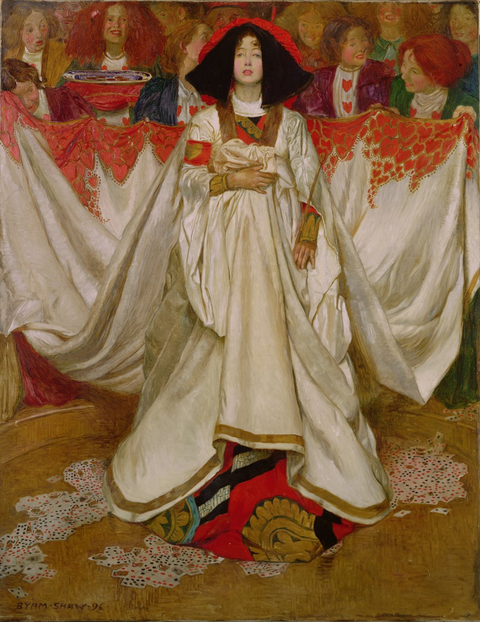 Srdcová královna, 1896 od John Byam Liston Shaw