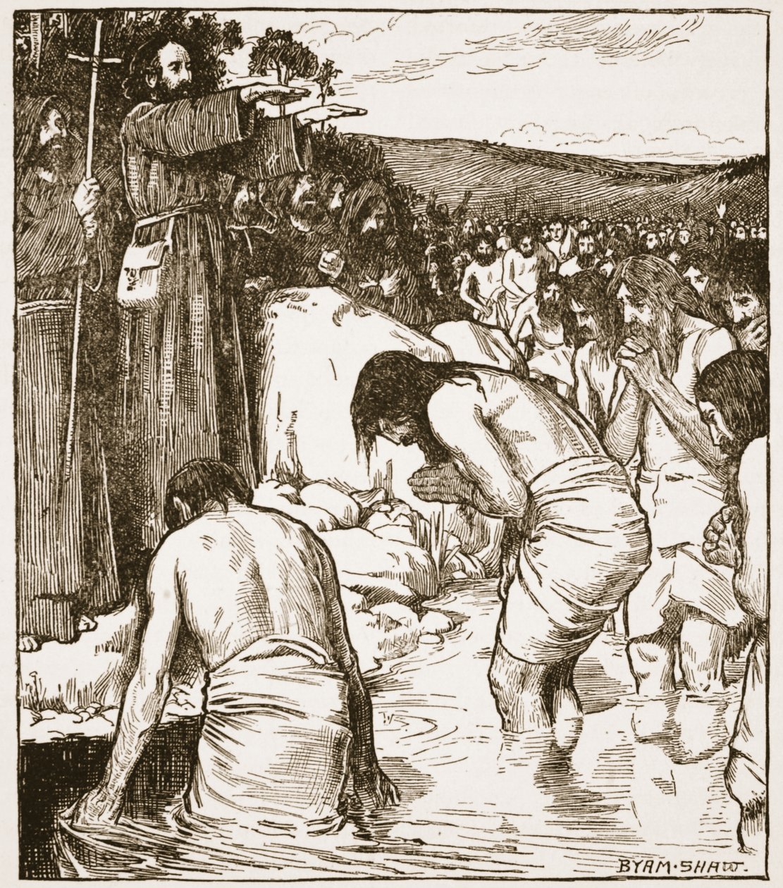 The Baptism at Tara, ilustrace z 