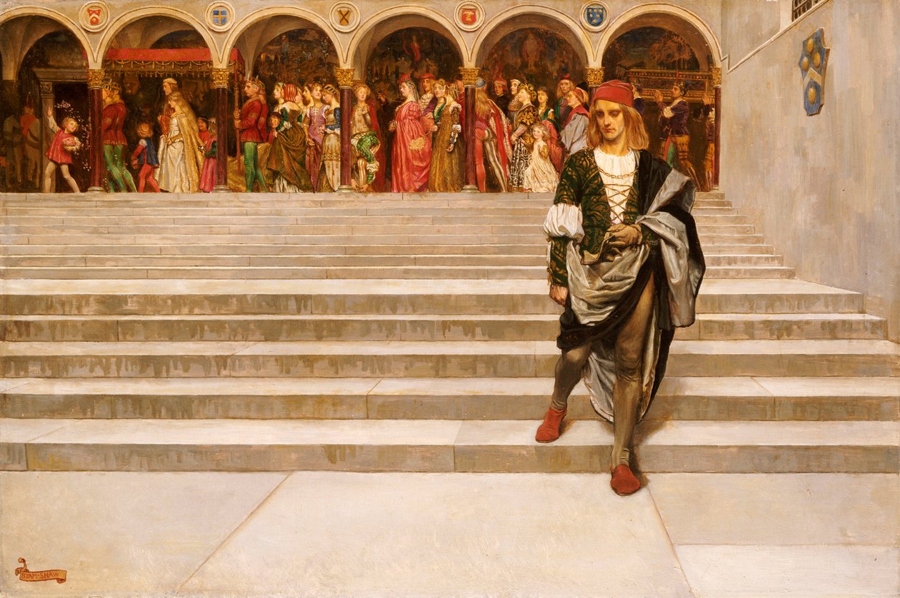 Toto je srdce, o které se královna opírá od John Byam Liston Shaw