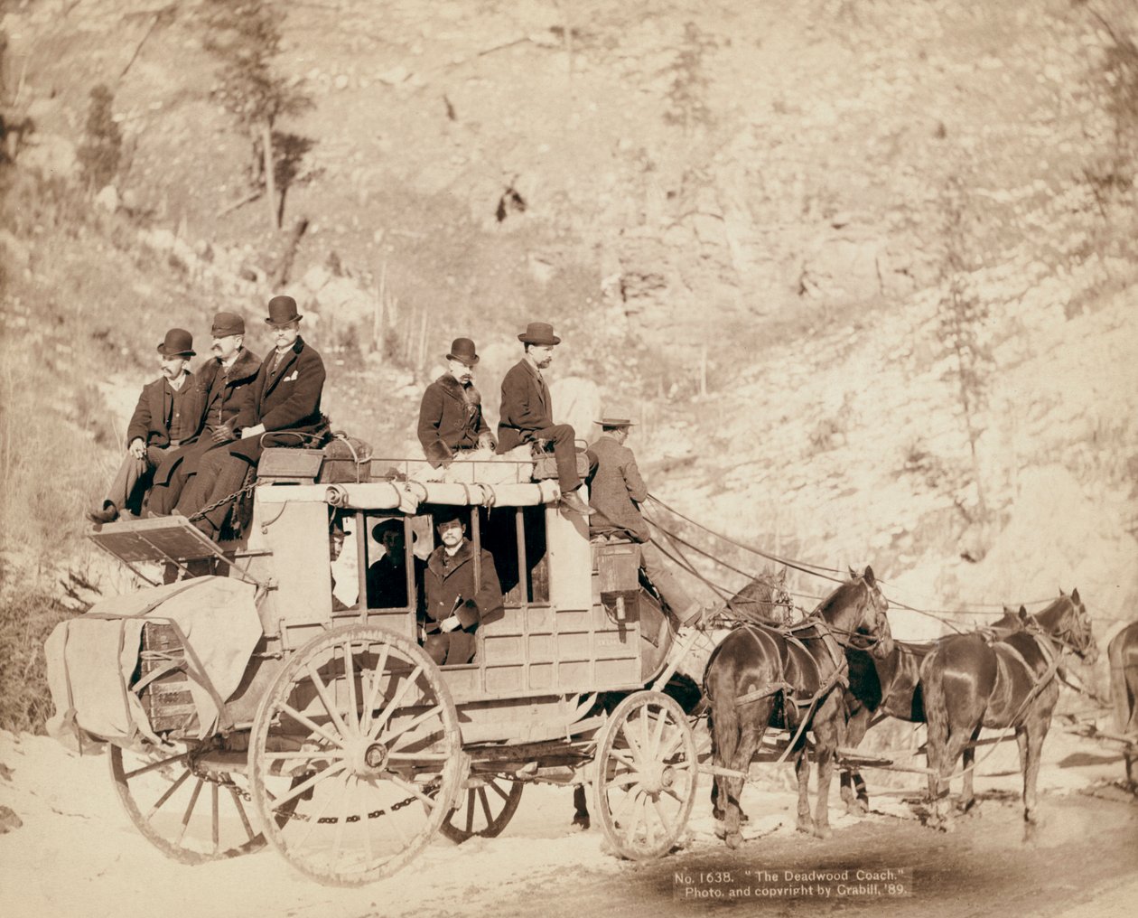 Deadwood Coach cestuje v Jižní Dakotě od John C. H. Grabill