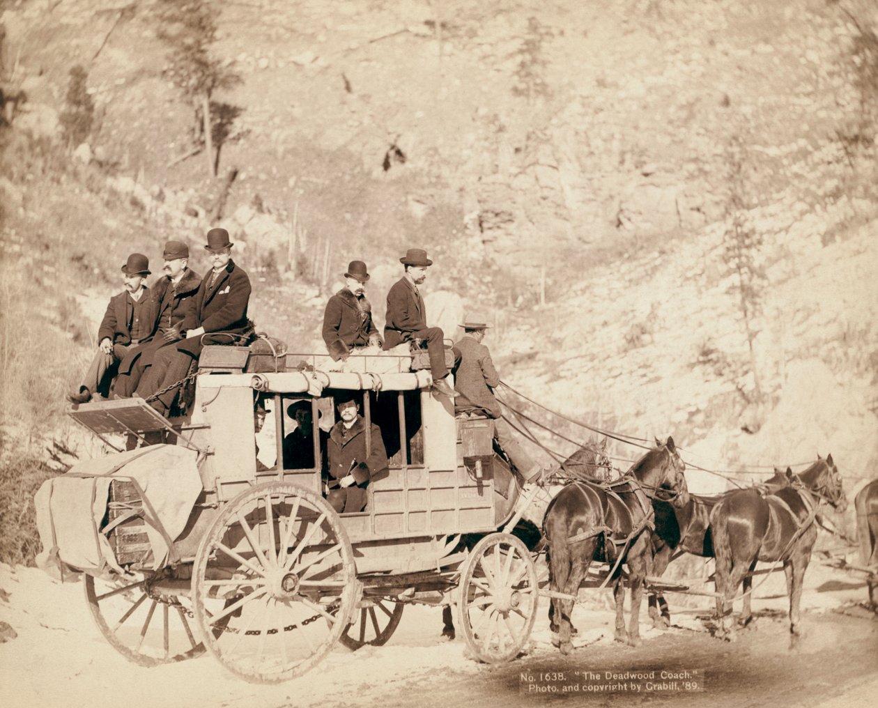 Dostavník Old West Deadwood od John C. H. Grabill