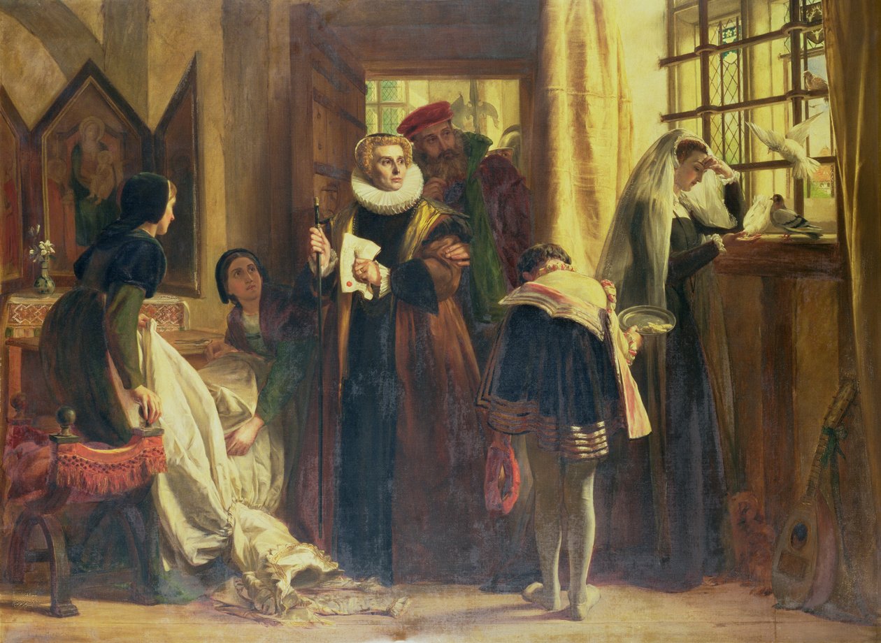 Marie královna Skotů v zajetí, 1871 od John Callcott Horsley