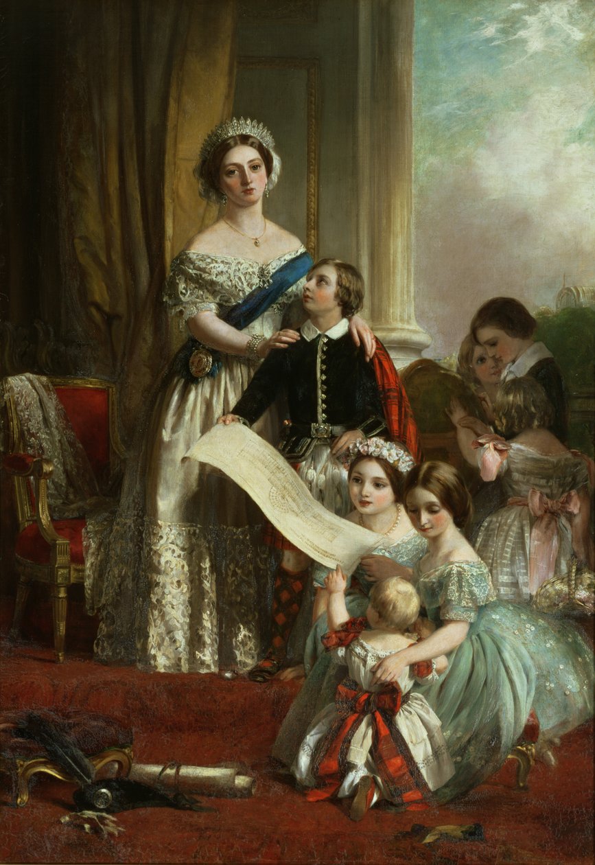 Královna Viktorie a její děti od John Callcott Horsley