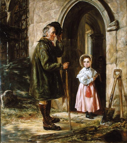 Kontrast: Mládí a věk od John Callcott Horsley
