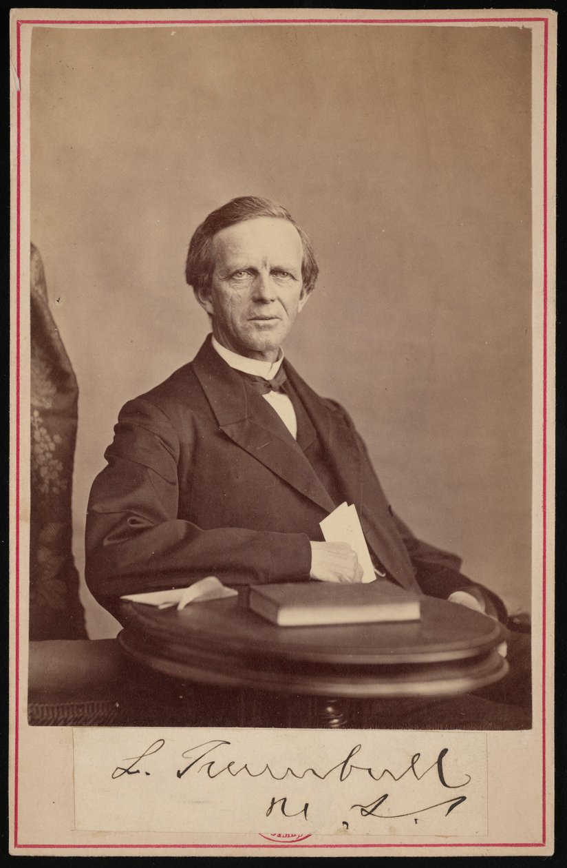 Portrét Lymana Trumbulla 1813-1896, před rokem 1876. od John Carbutt