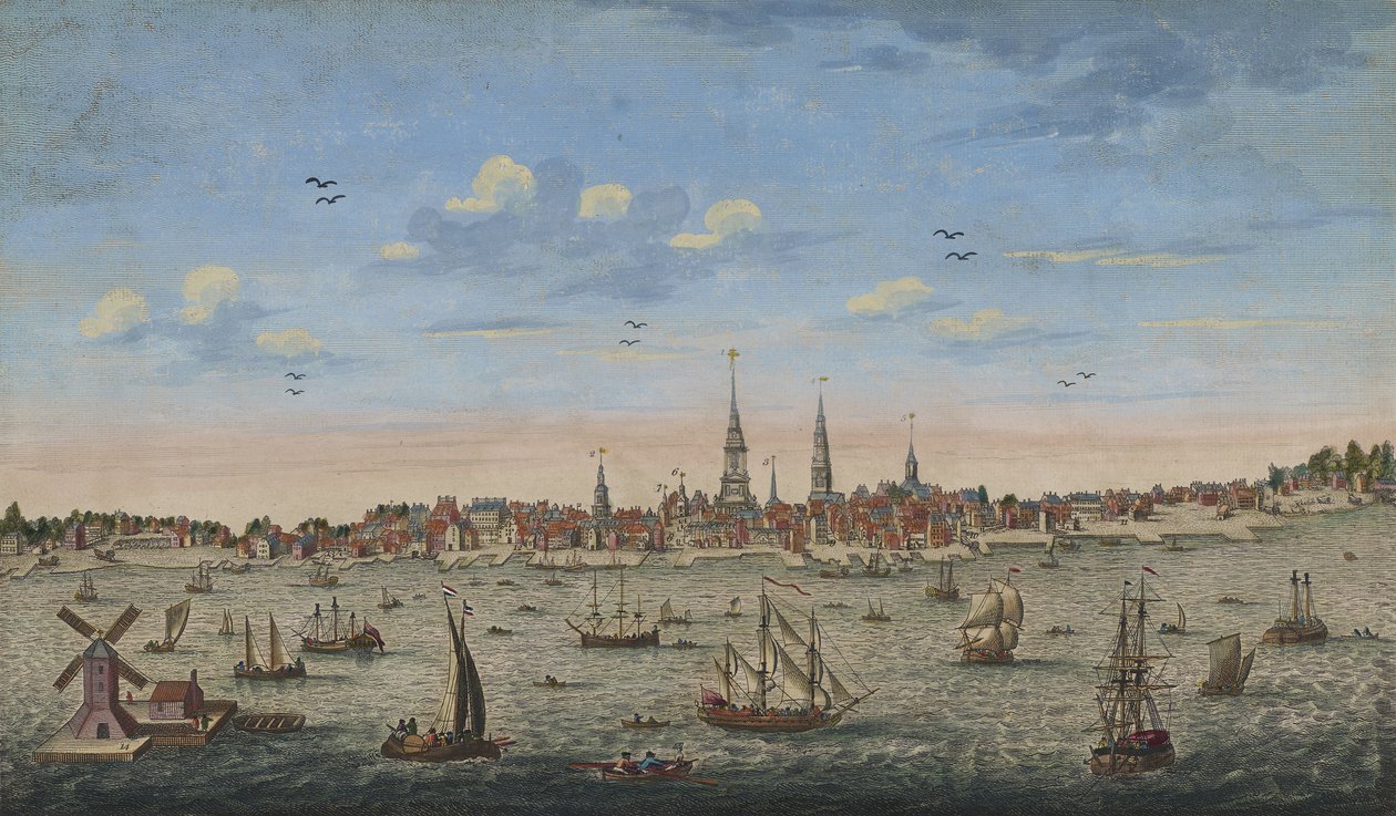Pohled z východní perspektivy na Philadelphii, 1778 od John Carwitham