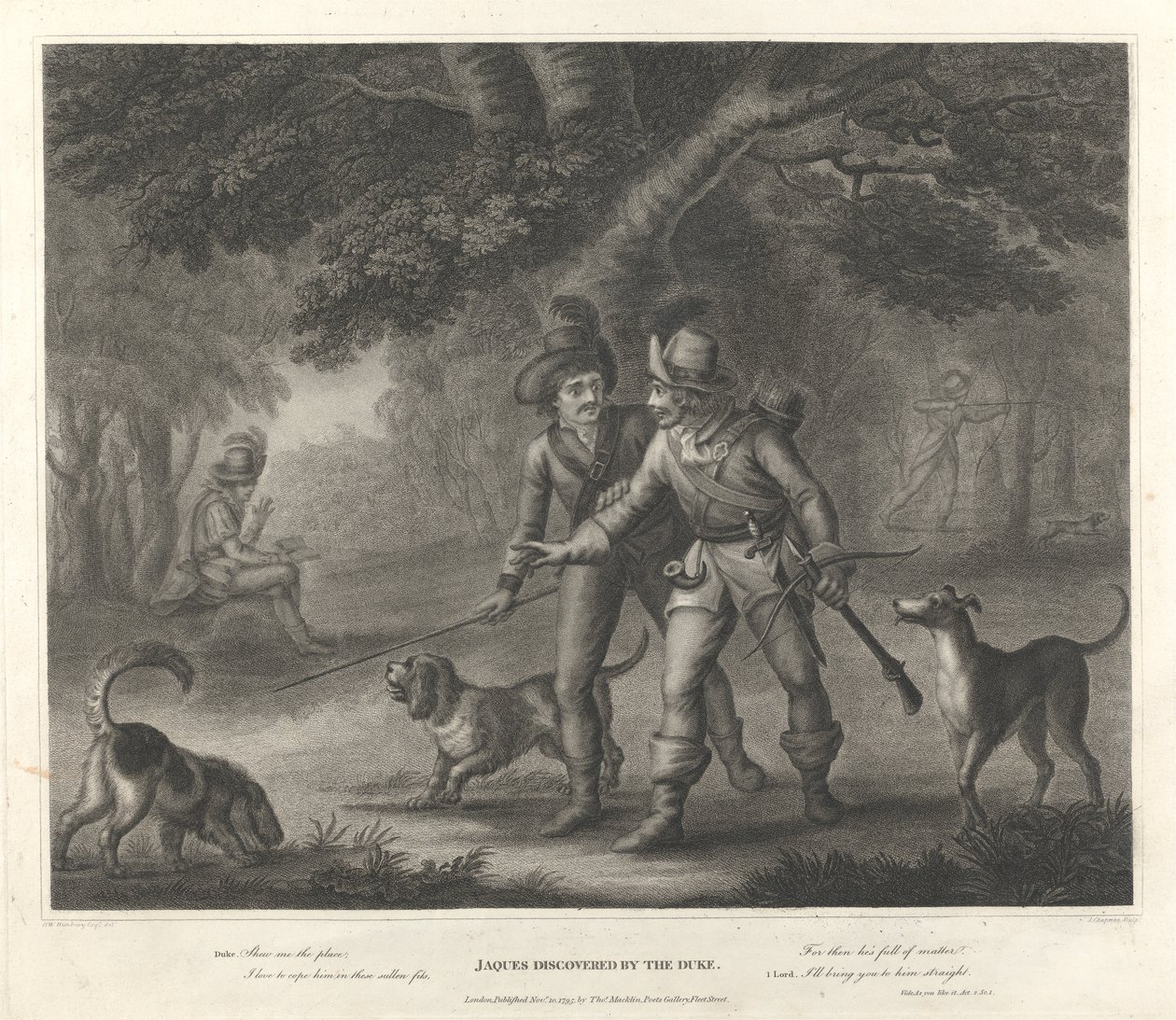 Jacques objevený vévodou od John Chapman