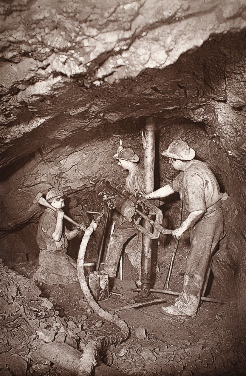 Rock-drill end, East Pool mine, ilustrace z 