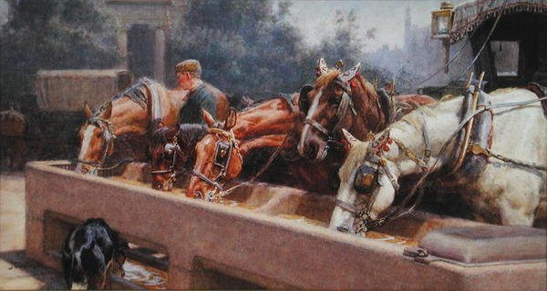 Pro Bono Publico (akvarel na papíře) od John Charles Dollman