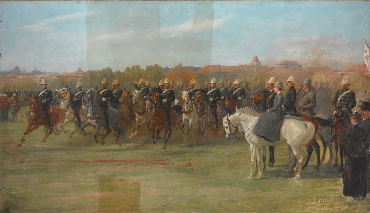 The Shanghai Volunteers at Review, 1892 od John Charlton