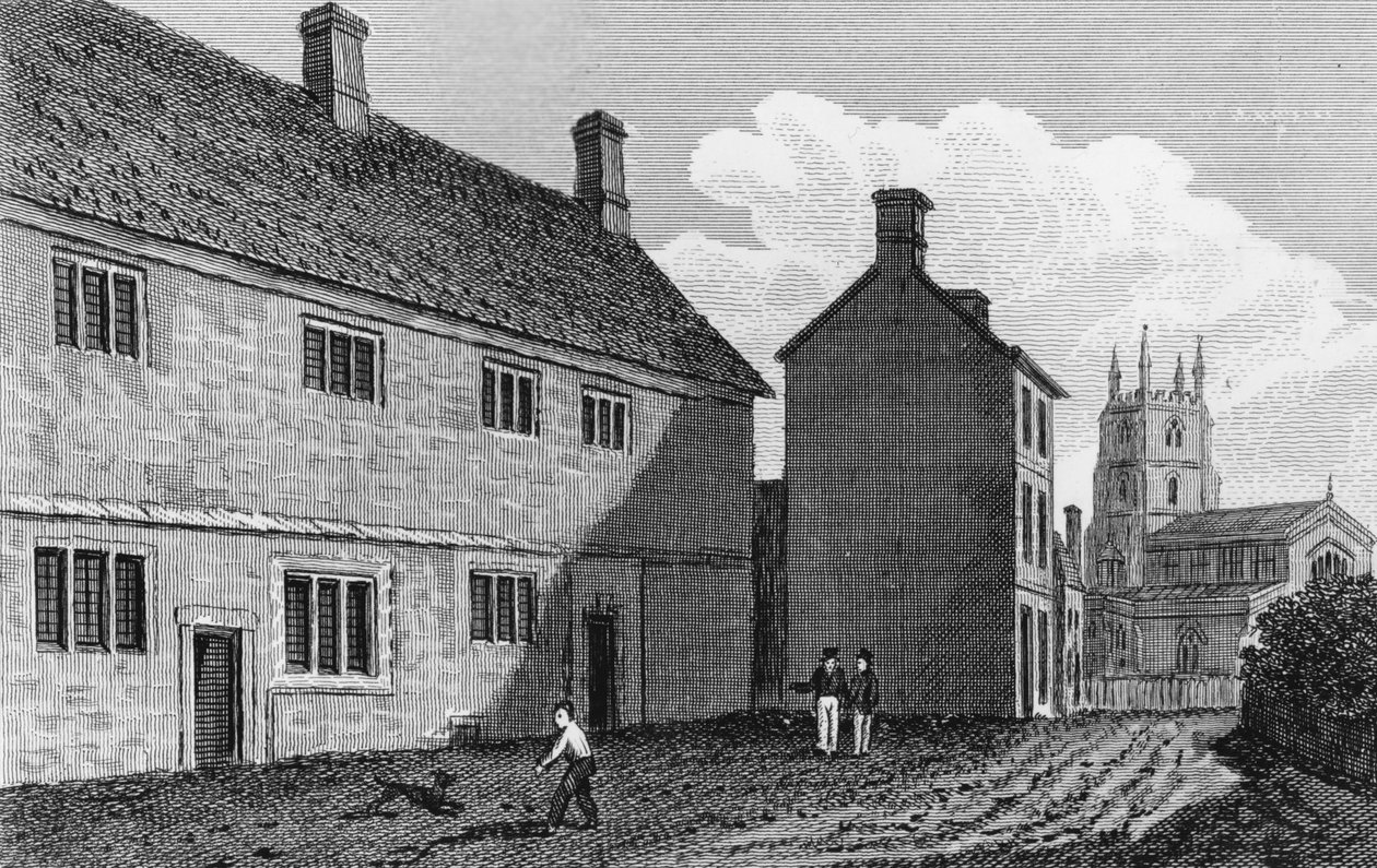 Gymnázium v Chipping Norton, Oxfordshire od John Chessell Buckler