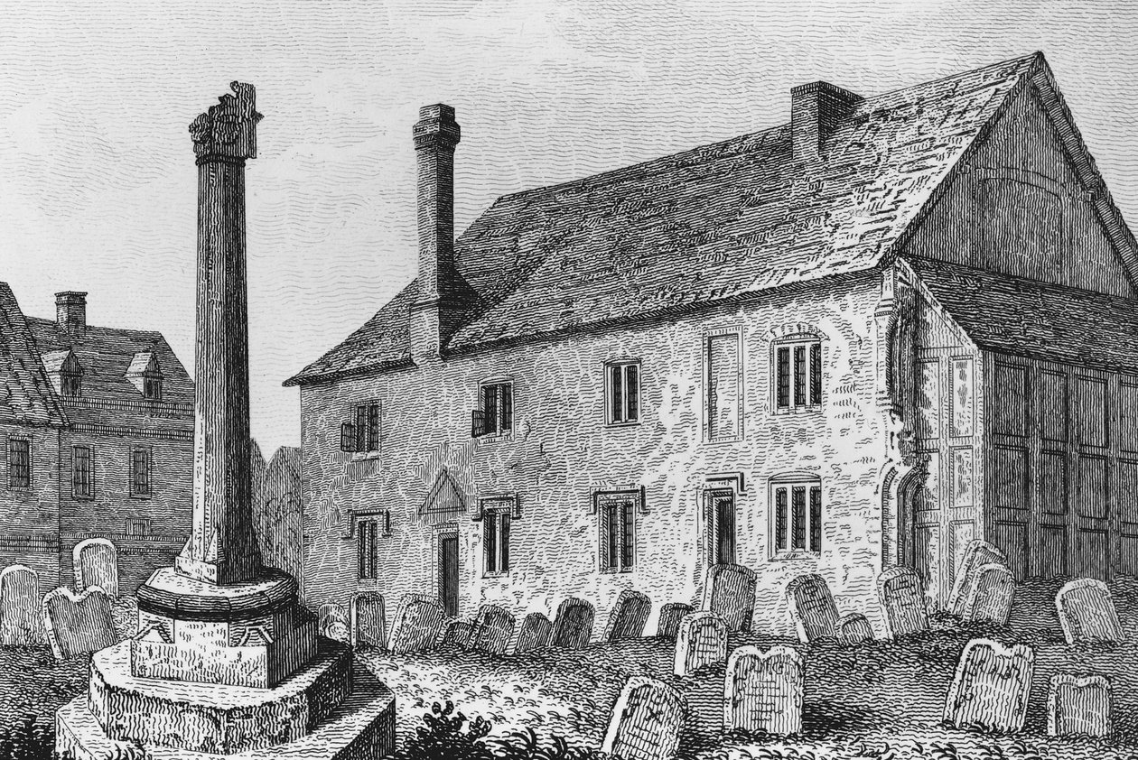 Gymnázium v Dorchester, Oxfordshire od John Chessell Buckler