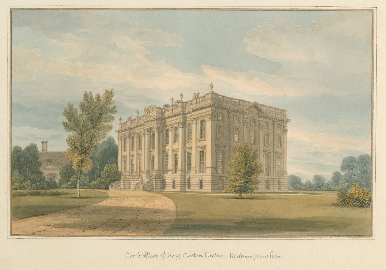 Northamptonshire – Easton Nest, 1824 od John Chessell Buckler