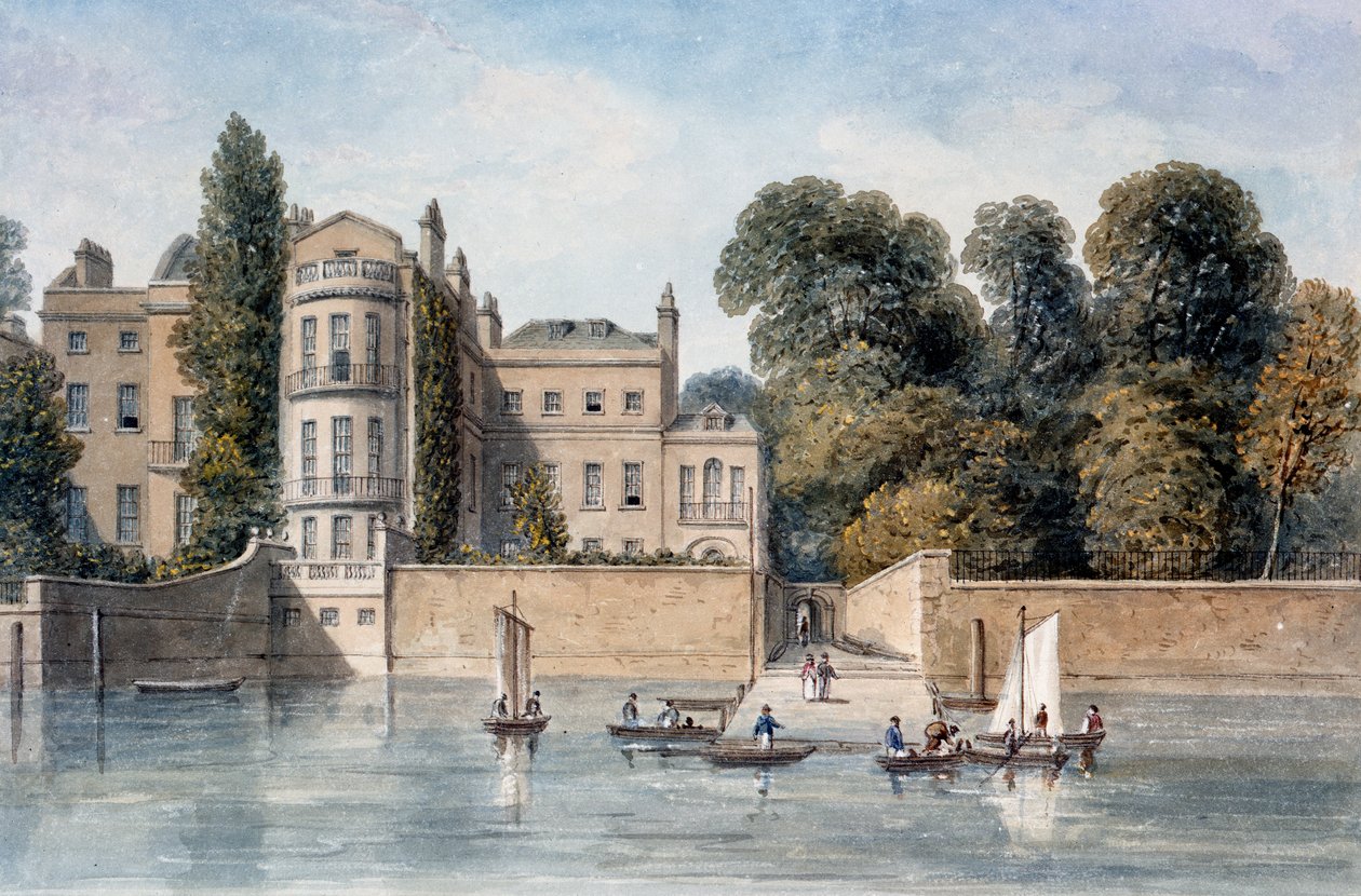 Schody Whitehall od John Chessell Buckler