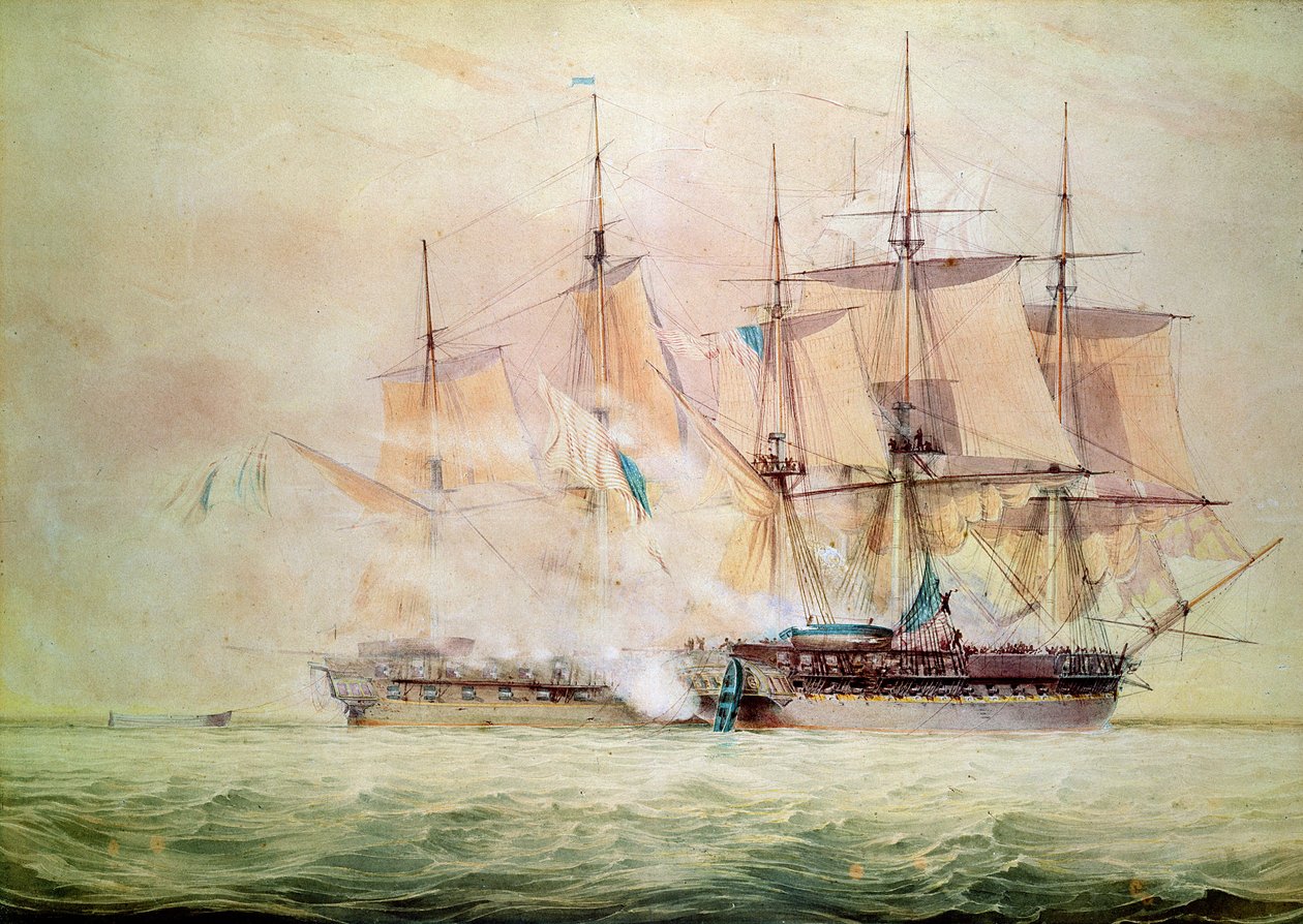 Nalodění na Chesapeake od John Christian Schetsky