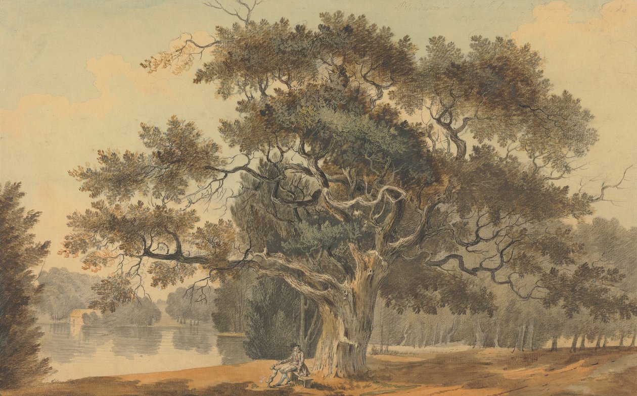 Blundeston poblíž Lowestoft, Sussex od John Claude Nattes