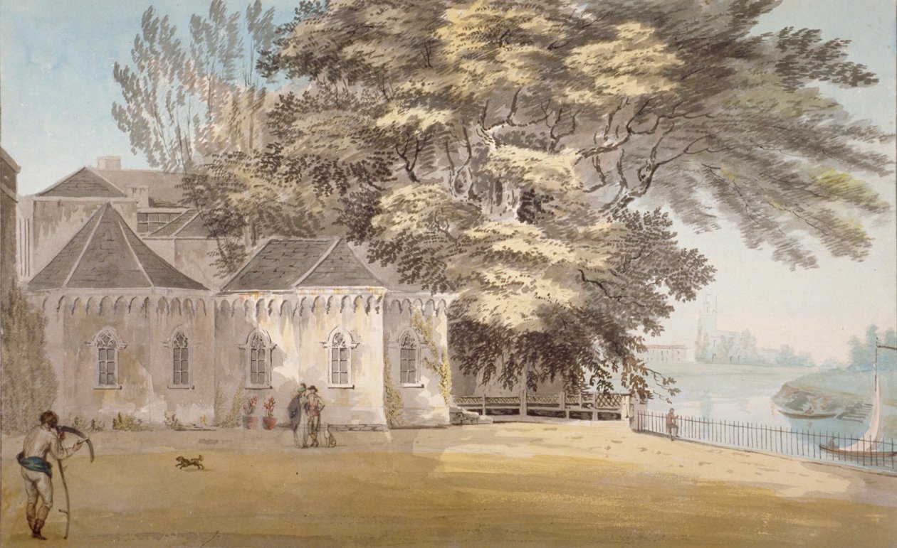 Isleworth, Middlesex, 1787 od John Claude Nattes