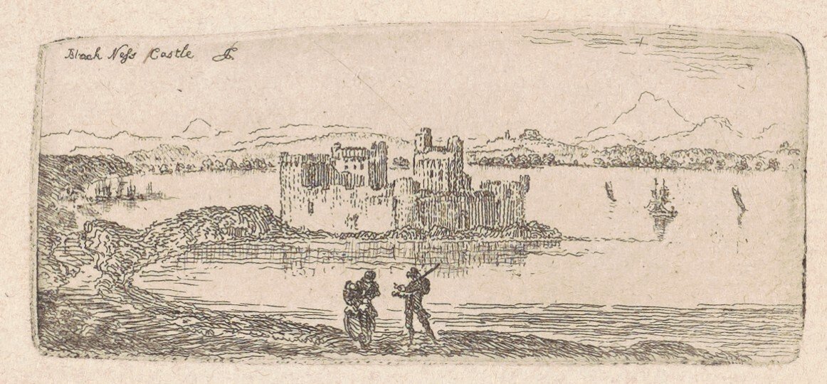 Černý hrad od John Clerk, of Eldin