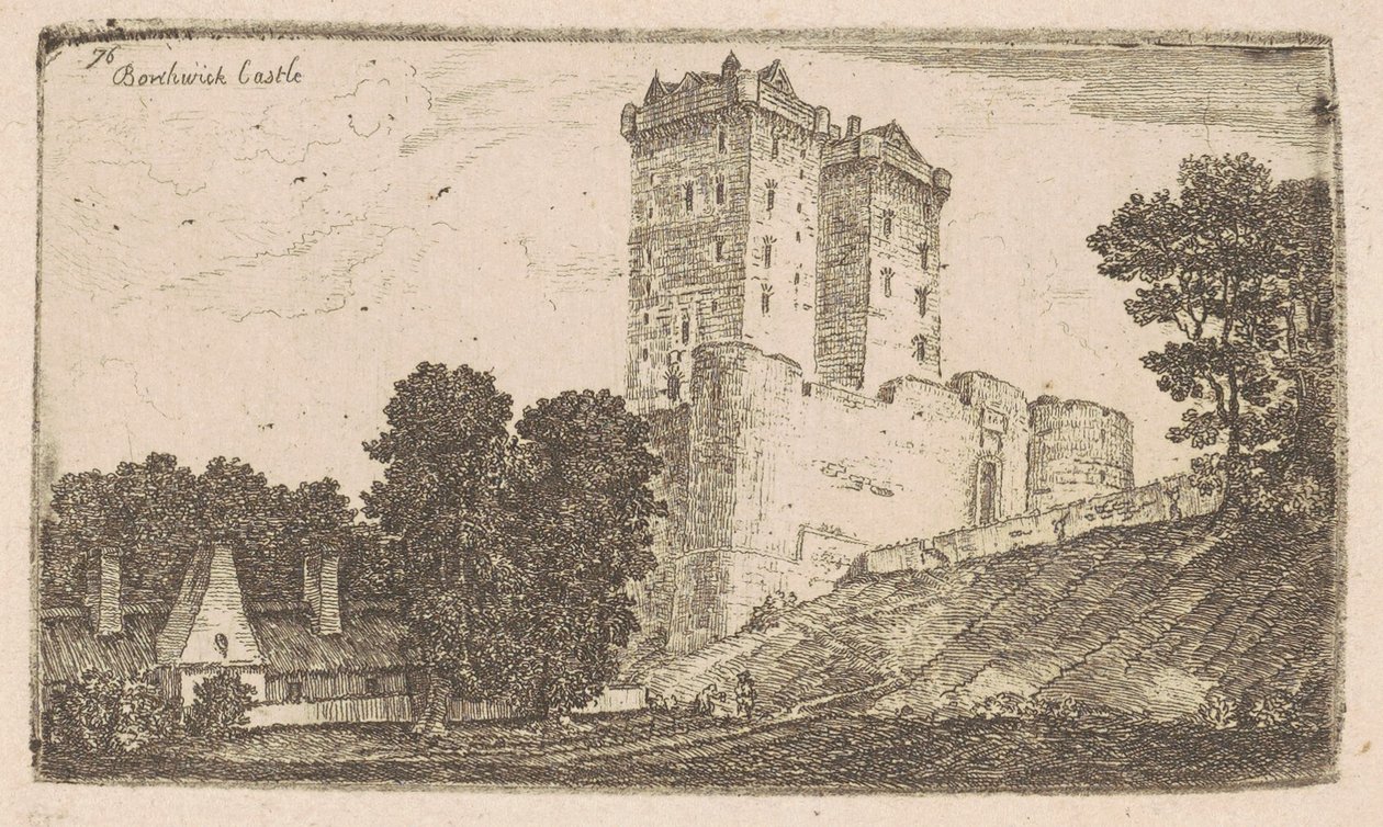 Hrad Borthwick od John Clerk, of Eldin