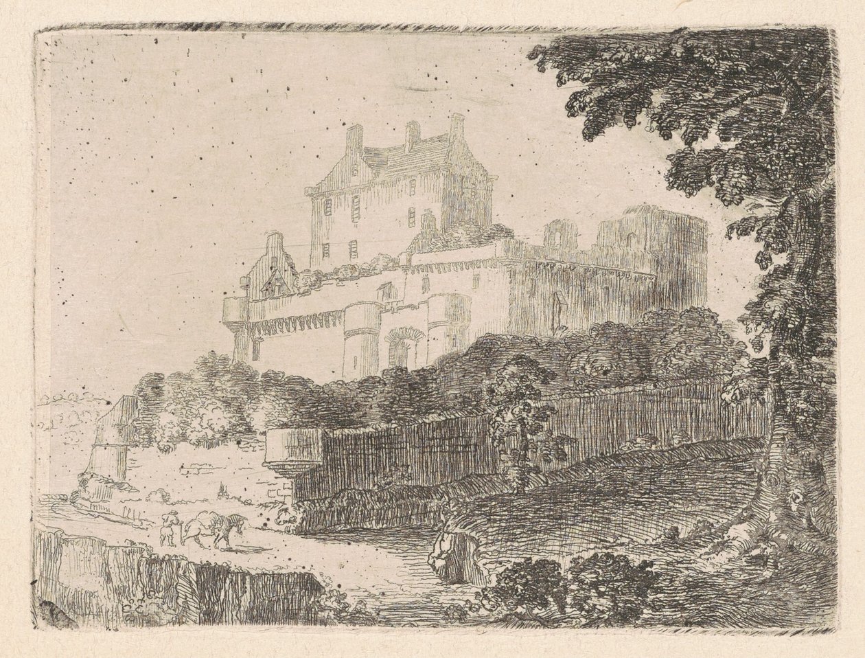 Zámek Dalhousie I od John Clerk, of Eldin