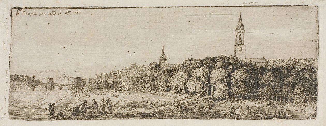Dumfries z doku od John Clerk of Eldin