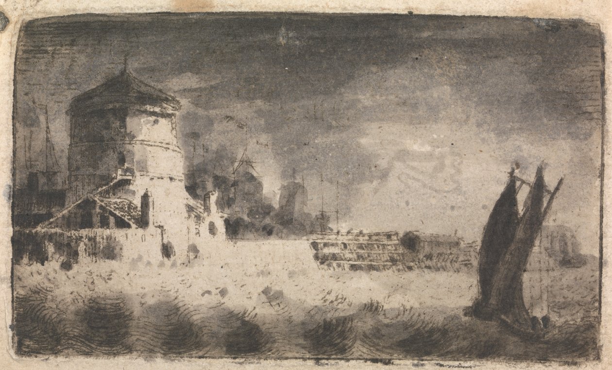 Stará věž, Leith od John Clerk of Eldin