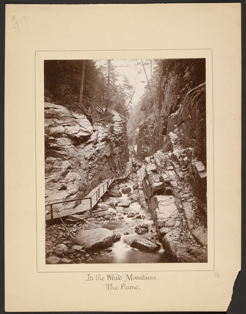 V Bílých horách/The Flume od John Coates Browne