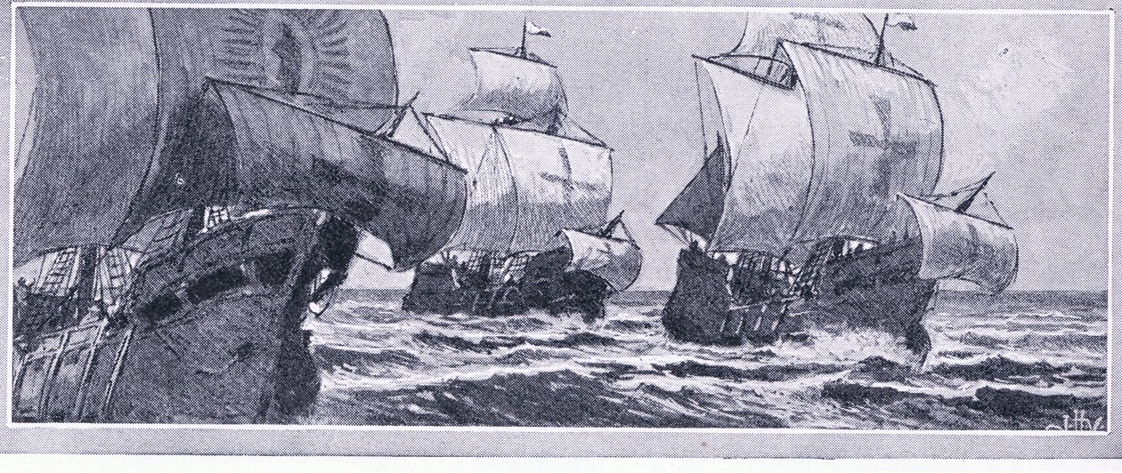 Poslední cesta Henryho Hudsona-1610. Obsazení zmítané vzbouřenou posádkou, Newnes Pictorial Knowledge vydané nakladatelstvím Newnes, kolem 50. let 20. století od John Collier