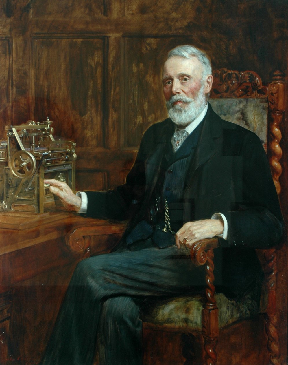 Ctihodný Samuel Cunliffe Lister (baron Masham of Swinton), 1901 od John Collier