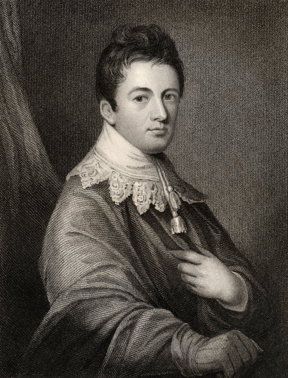 James Wandesford Butler, vyrytý Parkerem, z „The National Portrait Gallery, Volume III“, vydáno kolem roku 1820 od John Comerford